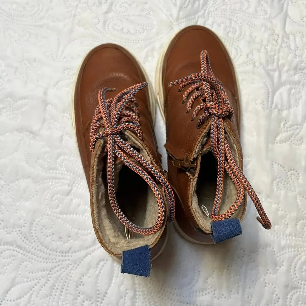 Mini Boden Sherpa Lined Ankle Boots Size 3